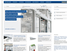 Tablet Screenshot of geze.ch