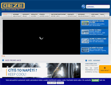 Tablet Screenshot of geze.cz